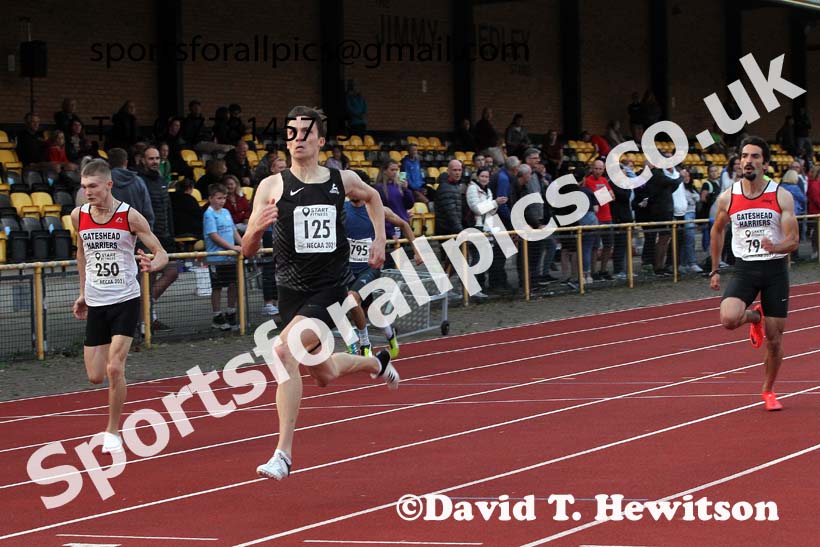 200 metres, 2021 North East Grand Prix 6, Monkton, Wednesday, August 4th. Photo: David T. Hewitson/Sports for All Pics